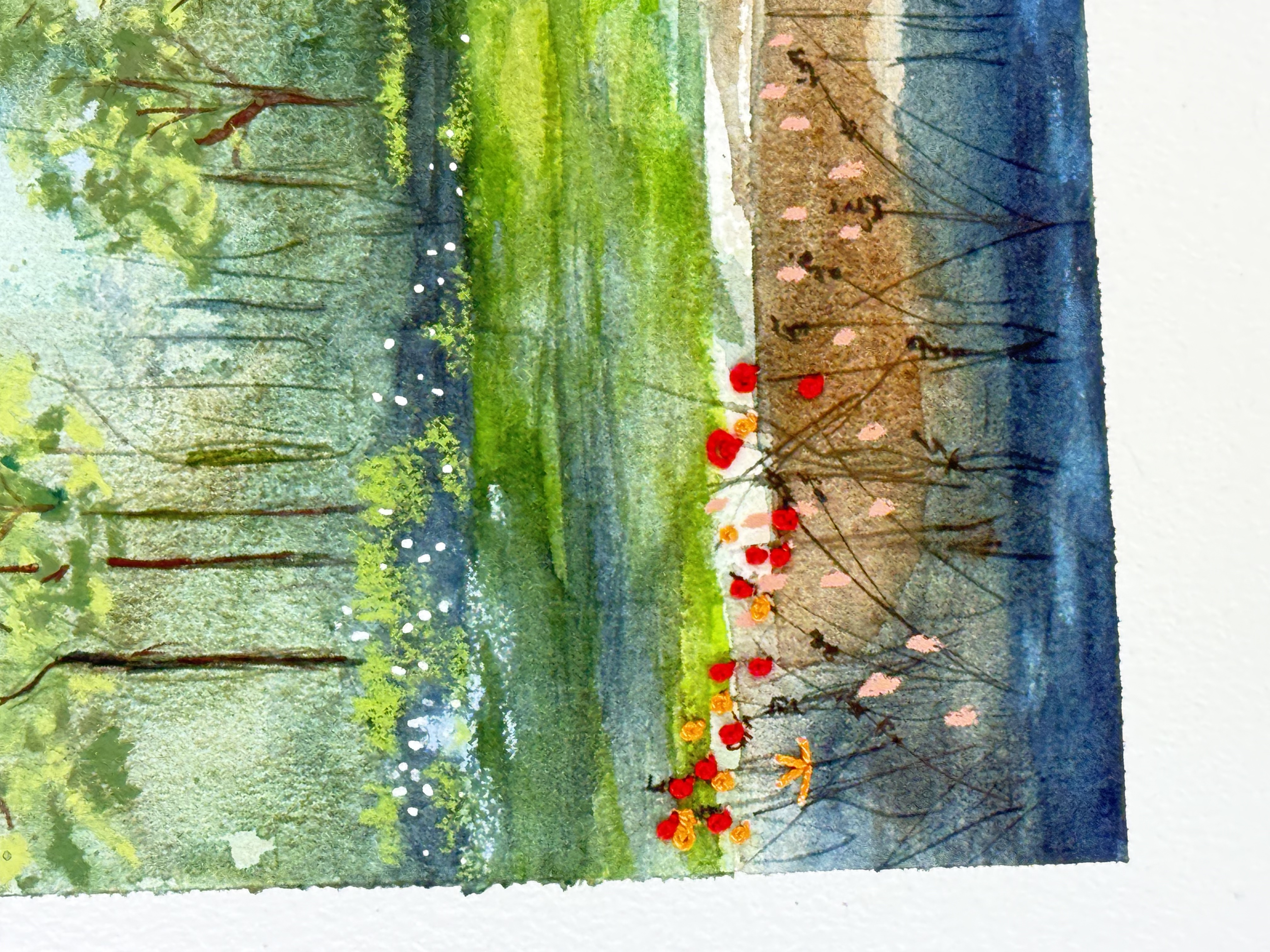 Aquarelle & Broderie 3