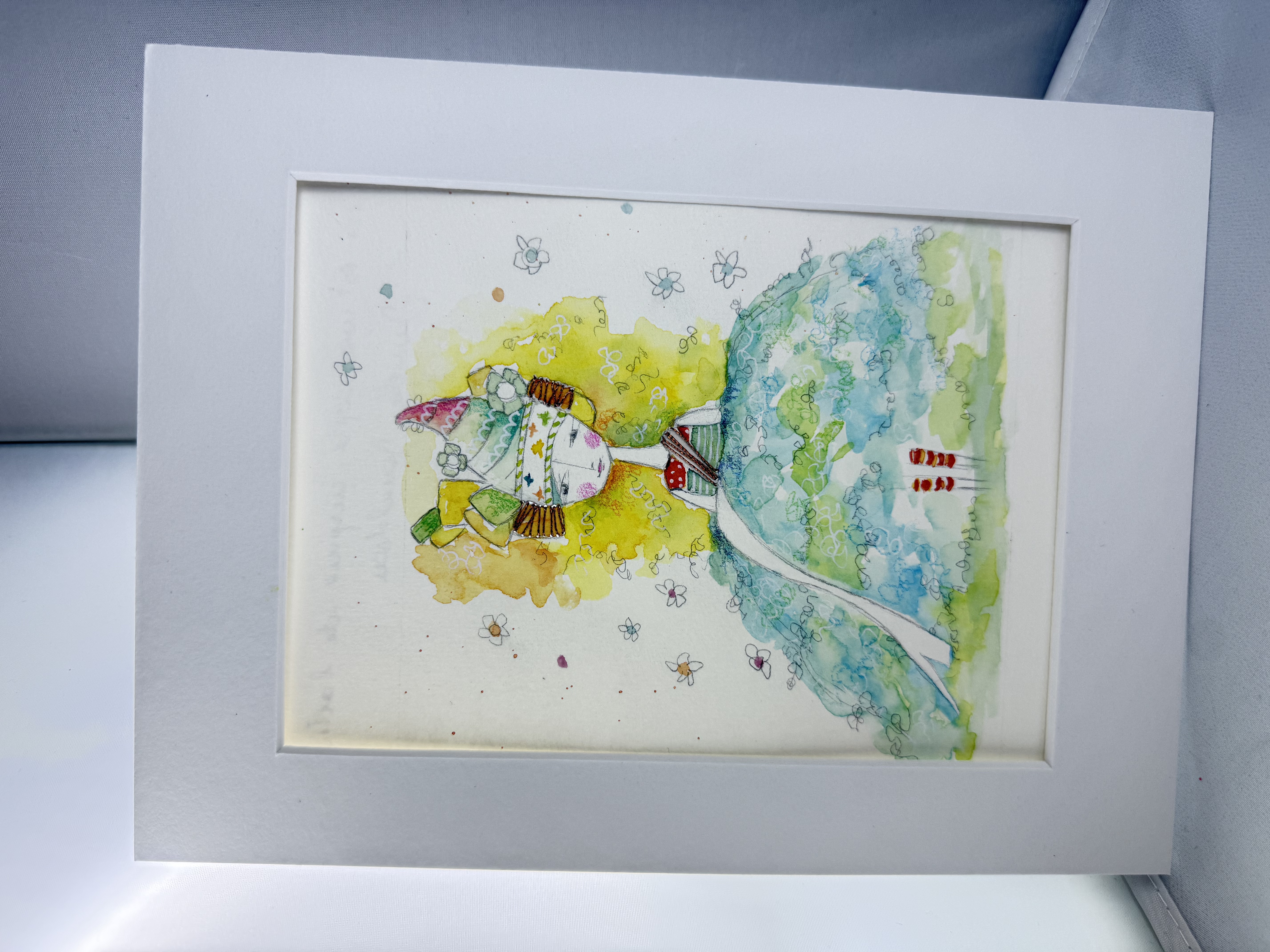 Aquarelle & Broderie 6