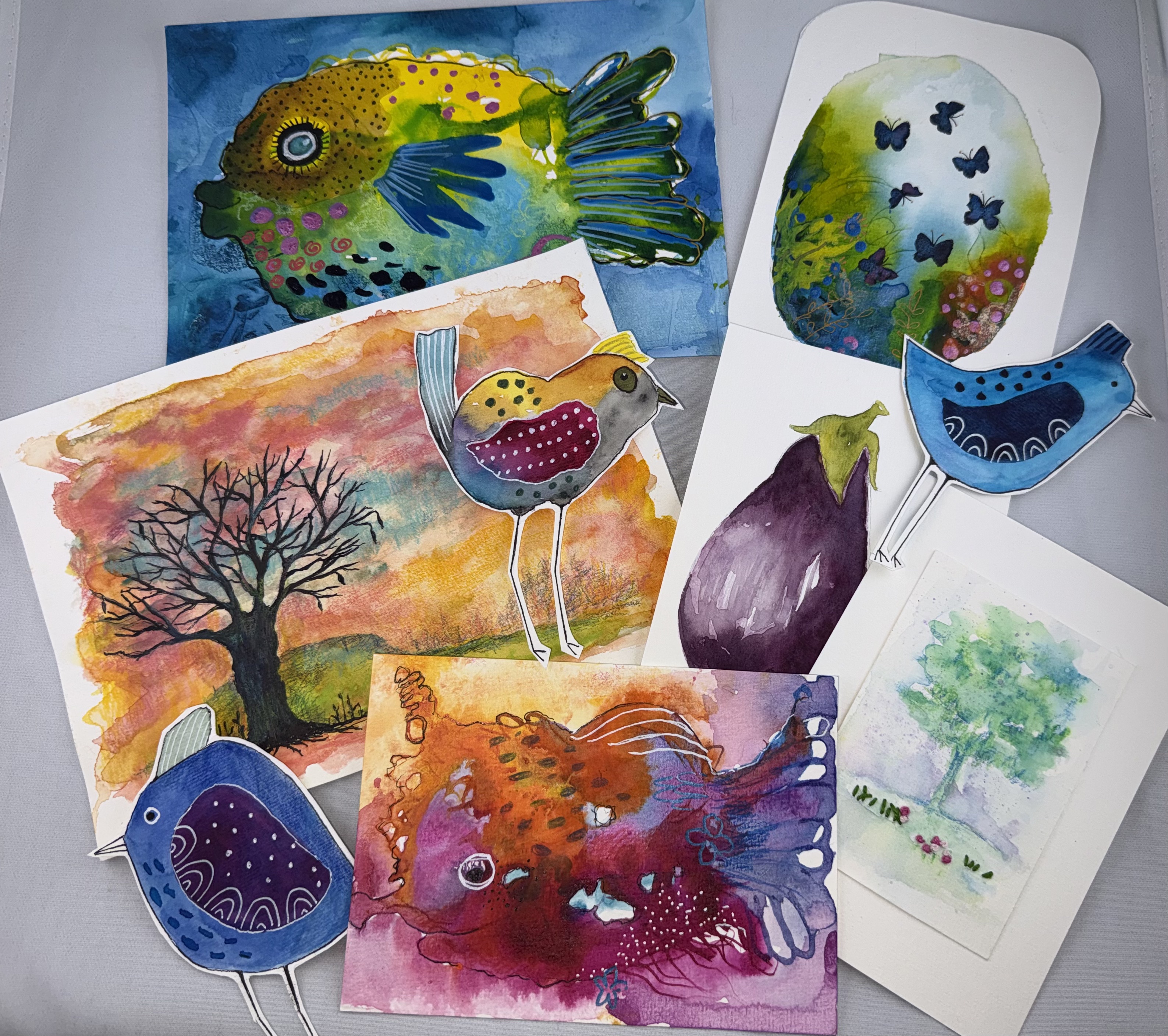 Cours d'aquarelle Laurethan Deco